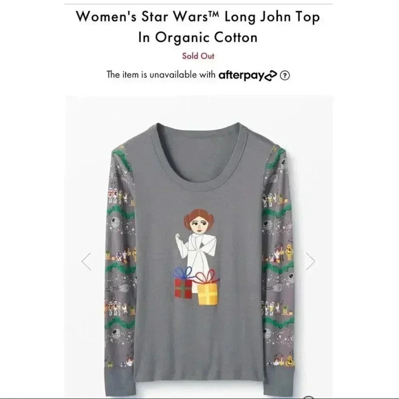 Hanna Anderrson Star Wars Princess Leia Long John Top - Picture 1 of 5